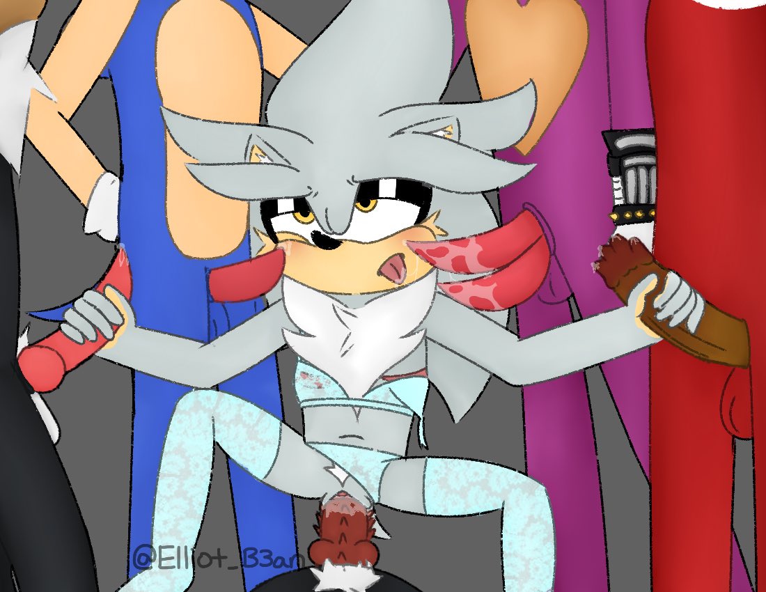 #DDsonic25
Day4: gang bang

I’m surprised my procreate didn’t crash because it was lagging so bad while I was drawing this…

I don’t even know what to tag this. .  .
#Silverthehedgehognsfw