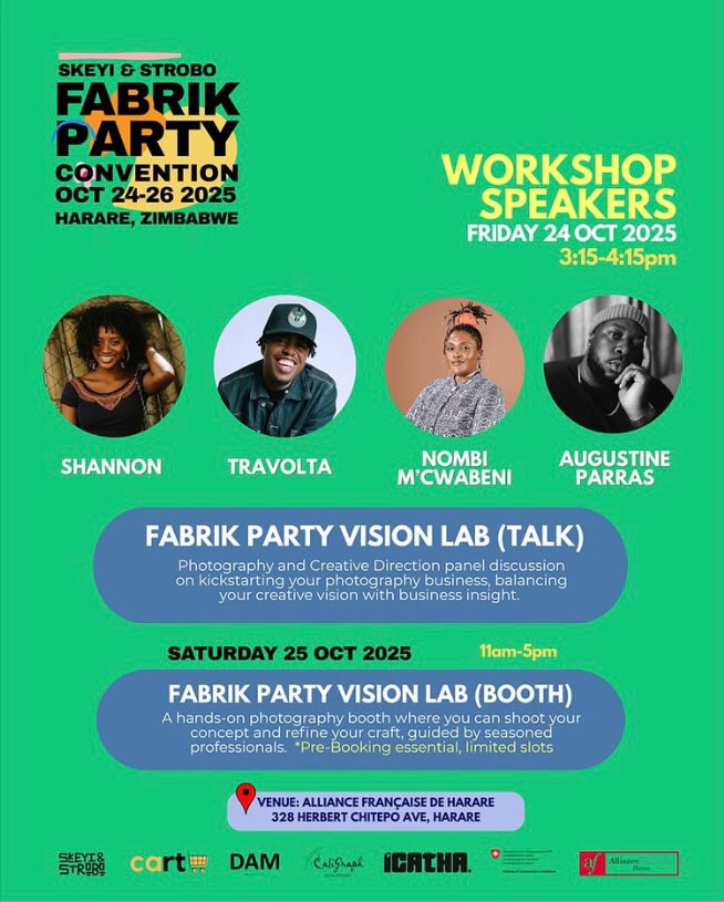 Greedysouth (@greedysouth) on Twitter photo Friday will feature free to attend workshops discussing Creative Independence, Photography & Creative Direction.
Panelists include Usher Nyambi, Muzi, Travolta, and Augustine Parras among others. Friday will feature free to attend workshops discussing Creative Independence, Photography & Creative Direction.
Panelists include Usher Nyambi, Muzi, Travolta, and Augustine Parras among others.