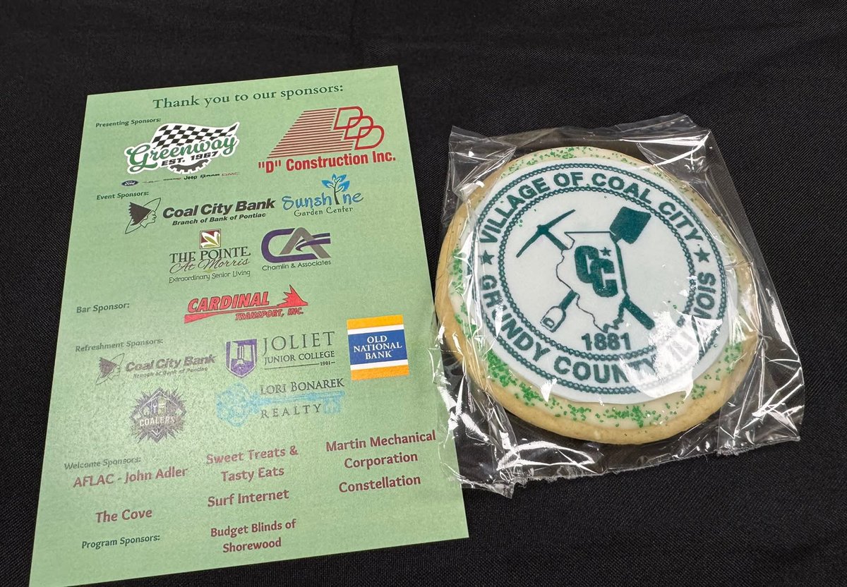 We had a great time at Coal City’s State of the Village Address last night, learning about all the exciting things happening in Coal City!