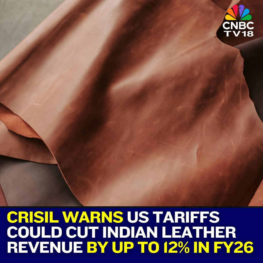India’s #leather and allied products industry faces one of its toughest years yet—with CRISIL Ratings projecting a 10-12% fall in revenue for FY26, following the US President #DonaldTrump's decision to impose 50% tariffs

Details by <a href="/sheersh0510/">Sheersh Kapoor</a> | #Trump  #TrumpTariffs