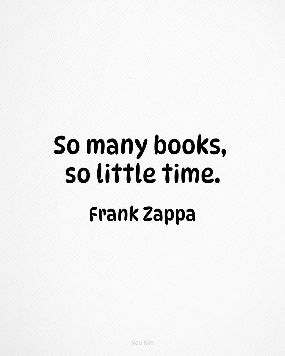 read good books. read more.

x.com/systemdesignon…