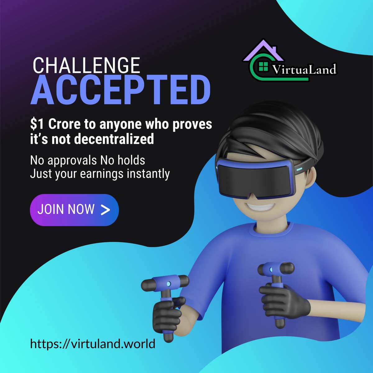 Virtualand01's tweet image. The digital frontier starts here
#passiveincom #VirtualLand #Web3Earning #MetaverseIncome #DigitalRealEstate #NFTLand #PassiveIncome #DecentralizedWealth #BlockchainOwnership #CryptoRewards #SmartContractEarnings