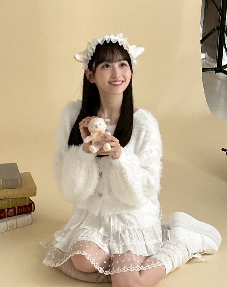 可愛い🥹🤍🐑⸒⸒⟡.· #みーきゅんぐらむ