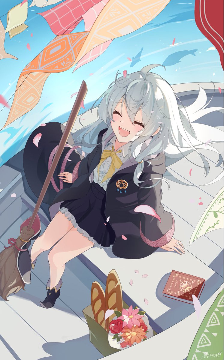 #イラスト #魔女の旅々はいいぞ #魔女の旅々 
#イレイナ生誕祭2025
大遅刻ですが…

Happy Birthday , Elaina 💐
アニメ5th 💐

FA  -  ひとり旅