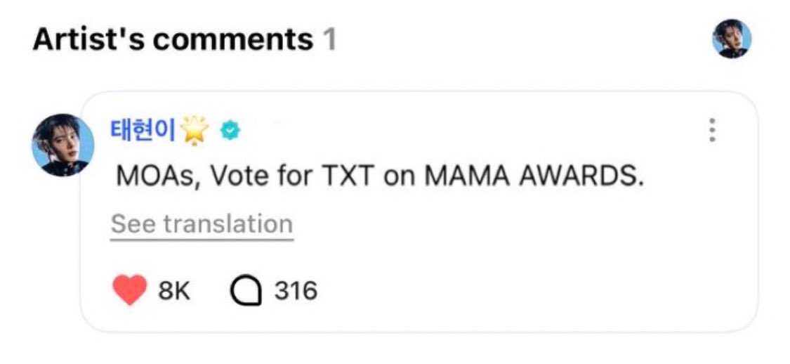 yeonbinhub's tweet image. [251023] 

🐿️🐱MOAs, Vote for TXT on MAMA AWARDS 

OMG TAEHYUN TELLING YALL TO VOTE GUYS PLEASE VOTE 
#TOMORROWXTOGETHER #2025MAMAVOTE