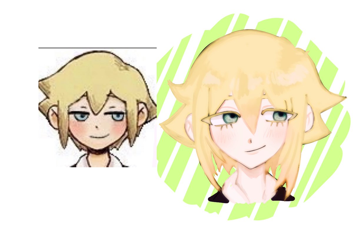 #OMORIFANART
( ᖛ  ̫ ᖛ )✧💚