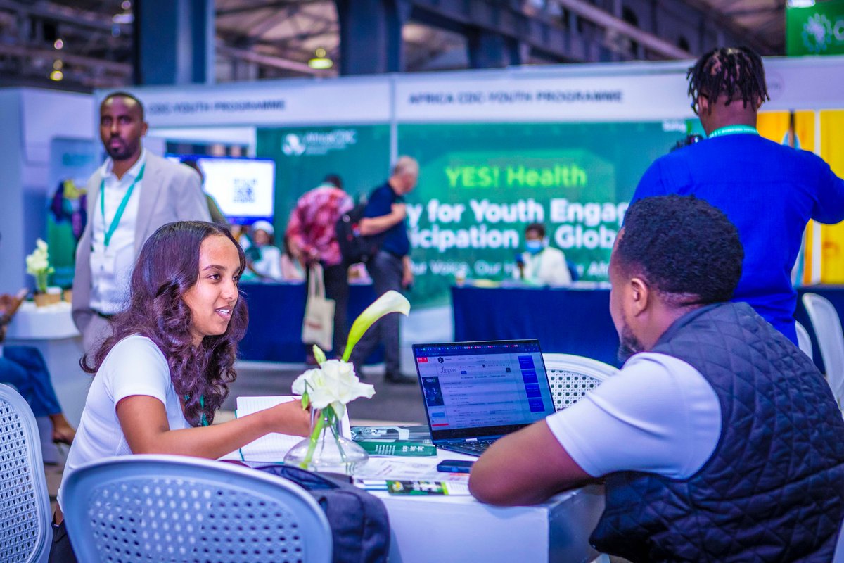 Views from the #YouthInActionCPHIA2025 Exhibition Booth at the ongoing #CPHIA2025 in Durban, South Africa.

If you're attending the conference, make out time to visit exhibition booths 11 and 12 at the Durban Exhibition Centre.

We can't wait to meet, engage, and collaborate with