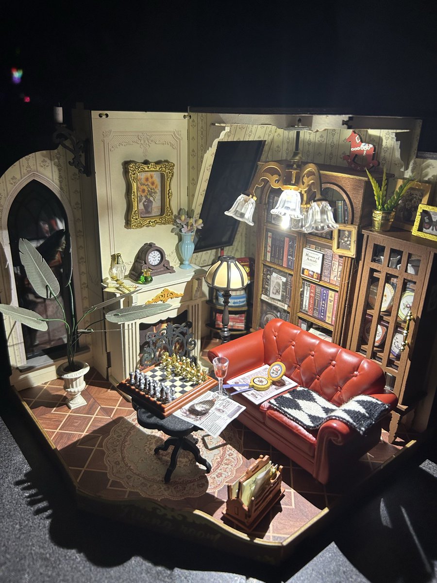 Marimo様❤専用  １１月４日  ドールハウス 緑とプールを楽しむ家」ミニチュア ドールハウス ☆完成品