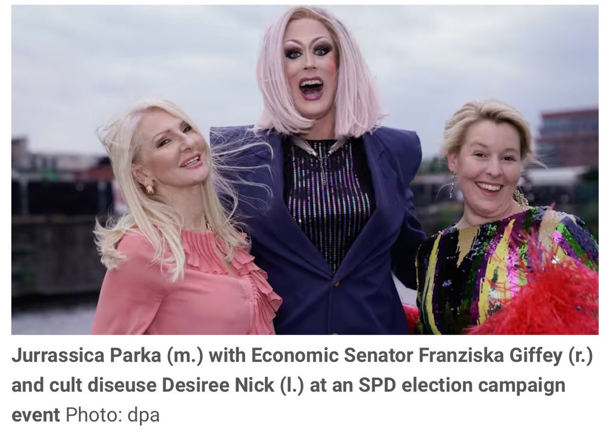 🇩🇪 Famous drag queen is investigated for child pornography!

🇺🇸 US gave German police the information that caused the investigation!

German politicians loved tohe drag queen, to score woke points … but it looks like he’s a pedo.

Why is that so often the case?

1/