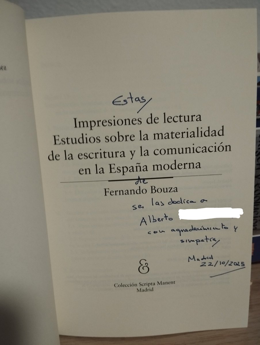 Gracias a los amigos de <a href="/marcialpons/">Marcial Pons Librero 📚</a> por guardarme esta joyita de mi antiguo profesor Bouza.