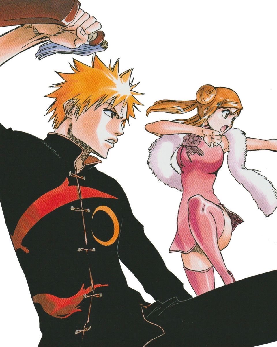 tirumizumi's tweet image. orihime and her husband 🫰🥹 we love to see it 💖💘💕💞💓🩷💗