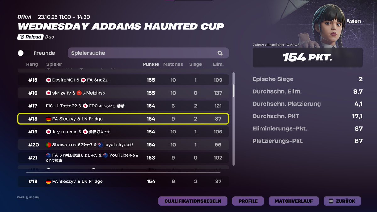 #18 Asia Skin Cup (240 ping🇯🇵)

Won the Skin w/<a href="/Sleezyfnn/">Sleezy</a>