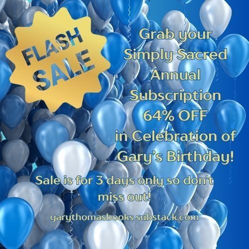 garyLthomas's tweet image. We are celebrating Gary&apos;s 64th birthday with a THREE day FLASH Sale on Simply Sacred Annual Subscriptions on Substack!  Grab yours before it&apos;s too late!  buff.ly/OkLg5dH 

#garythomas #authorgarythomas #garythomasbooks #substack #simplysacred #marriage #parenting…