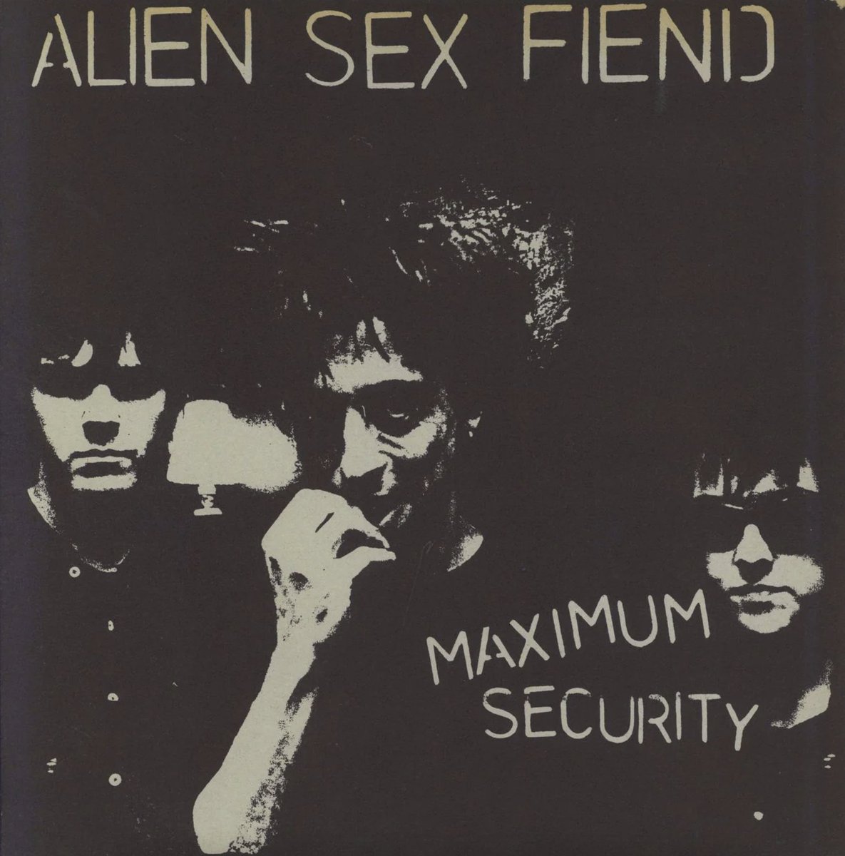 CherryRedGroup's tweet image. 40 years ago this month, @AlienSexFiendHQ unleashed #MaximumSecurity - a landmark album that redefined their sound and inspired a new wave of industrial-bands. The album opened the door to worldwide recognition. Relive it: cherryred.co/MaxSecurity
#AlienSexFiend #Goth #Industrial
