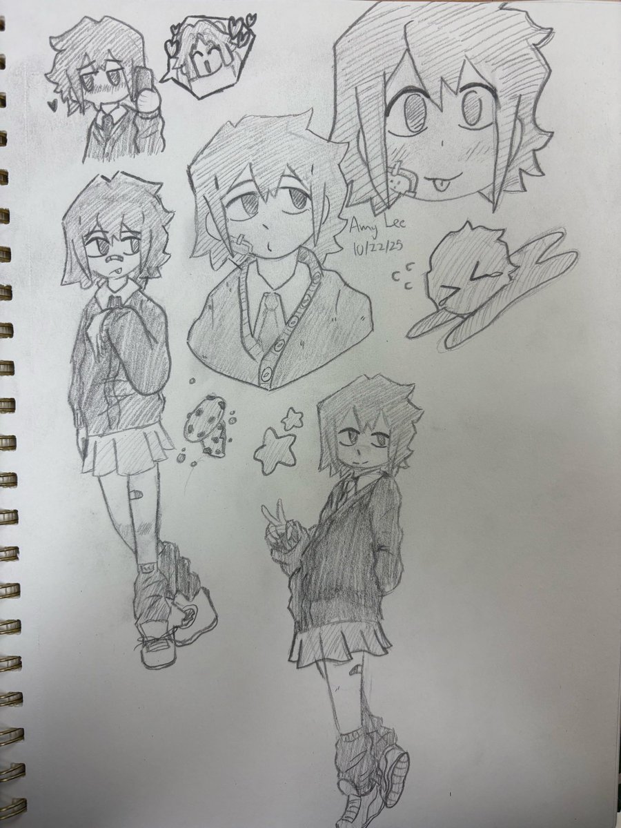 some amy doodles i did yesterday &lt;3
#iloveamy