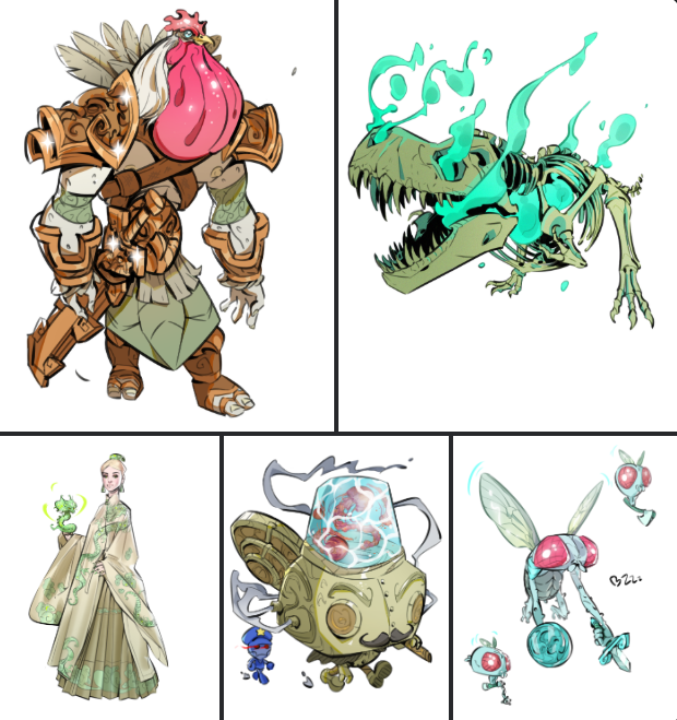 Characters Sketches Collection by Bouboulonlon - Check his profile on https://t.co/rBmjCyGGT5 