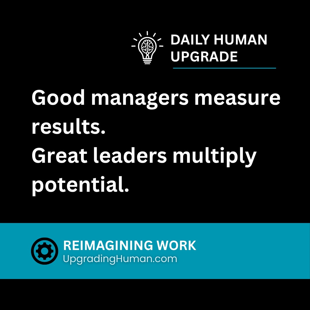TheBOLDERway's tweet image. Metrics can track performance, but belief and mentorship ignite it.  The best leadership upgrades people, not just processes.

👉 Who has multiplied your potential?  

🔆 Upgrading Human USA
Think BOLDER. Work BETTER. Live FREER.
🔗UpgradingHuman.com

#DailyUpgrade #Mindset
