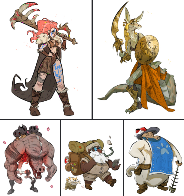 Characters Sketches Collection by Bouboulonlon - Check his profile on https://t.co/rBmjCyGGT5 