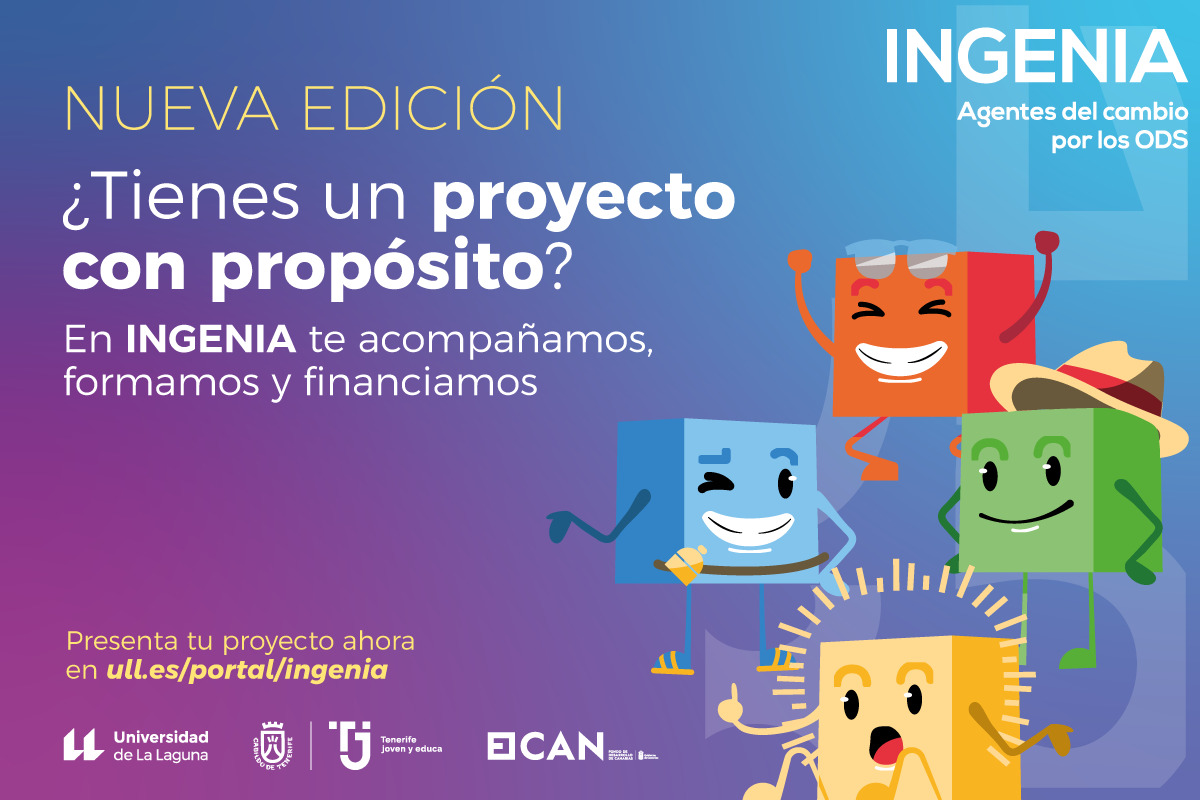 📌 Abierta la séptima edición de Ingenia para presentar propuestas alineadas con los ODS

👉 t.ull.es/25bw
