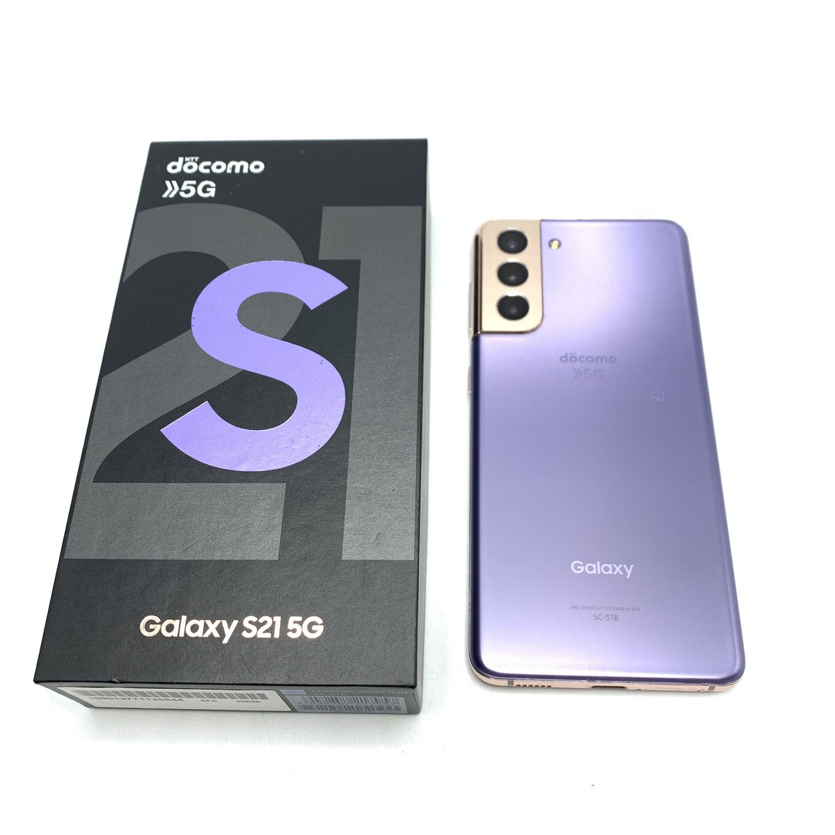 Galaxy S21ファントムバイオレット au SAMSUNG 〔中古〕Galaxy S21 5G ファントムバイオレット SC-51B