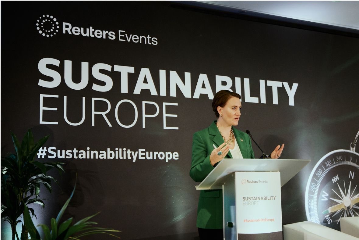A great honour to chair <a href="/Reuters/">Reuters</a> #SustainabilityEurope 2025 over two days of rich discussion from an incredible line-up of speakers, panellists and workshops focused on delivery, transparency and impact.