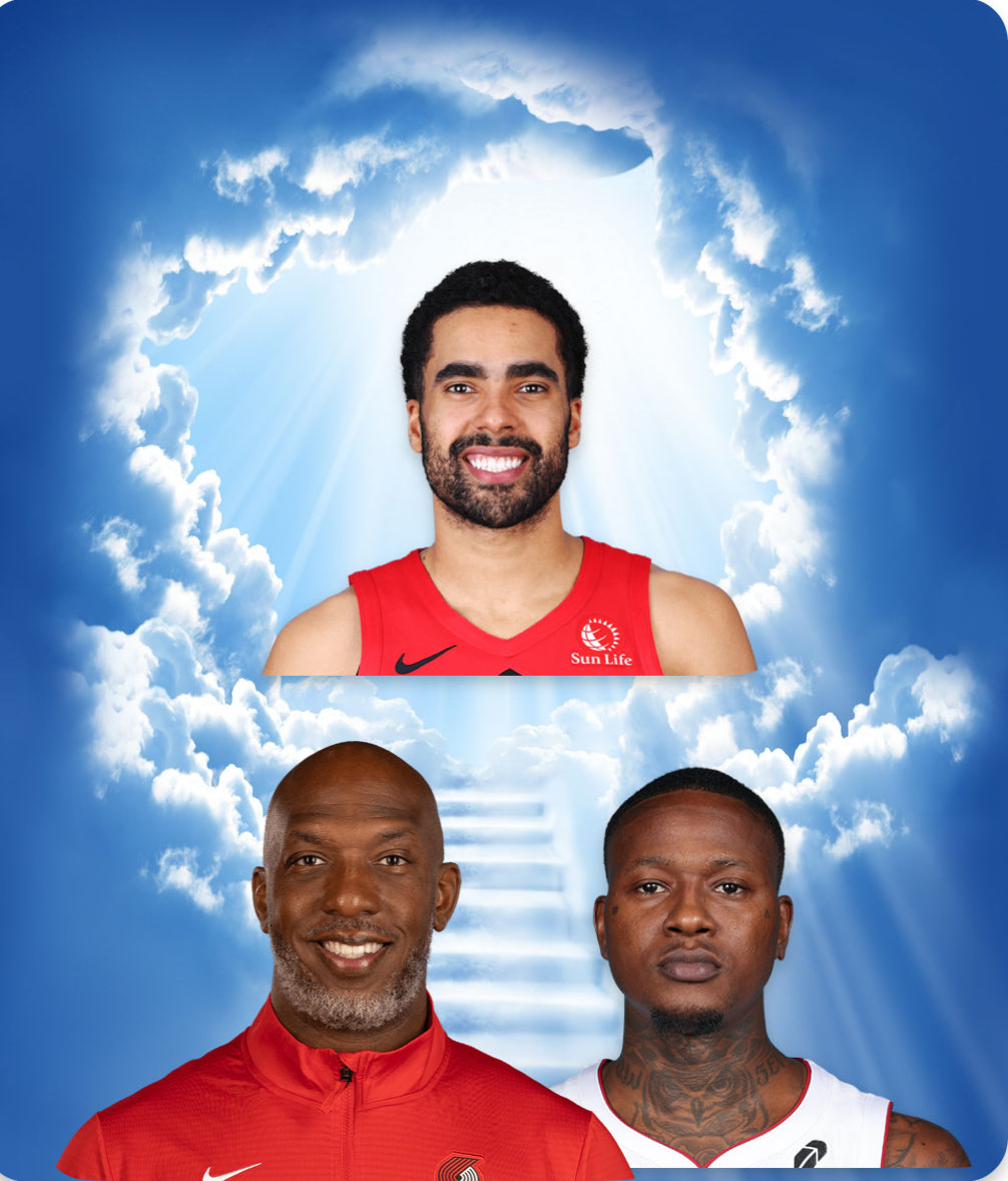BigDogBallTalk's tweet photo. Welcome to the club Rozier &amp; Billups
#NBAX https://t.co/AKEvpFdDNV