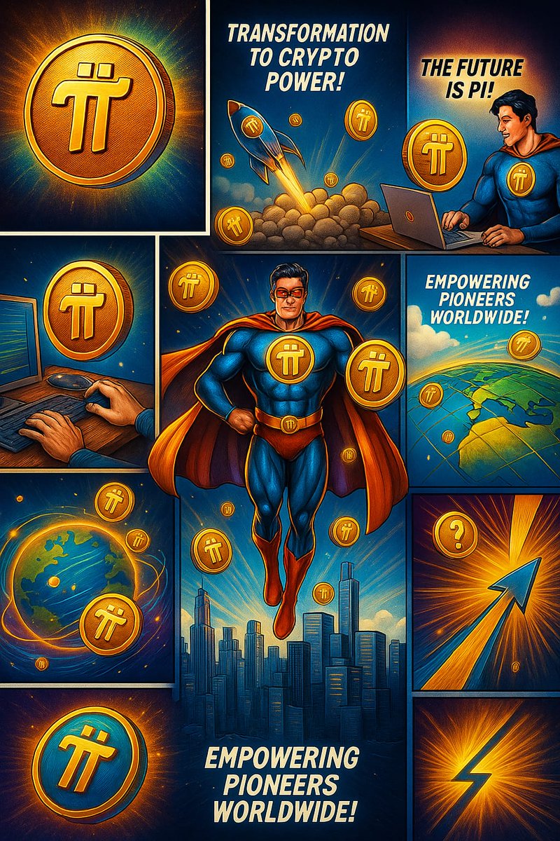 santosinakatomo's tweet image. 🦸♂️💥 TRANSFORMATION TO CRYPTO POWER! 💫🌍
🚀Pi Network is more than a vision — it’s the next evolution of digital freedom where everyone can be a hero of the decentralized world 💪💜
🌎 Mine. Build. Empower.
📲 Follow us on Facebook 👉 facebook.com/share/19hEPxk9…
🚀💜🔁