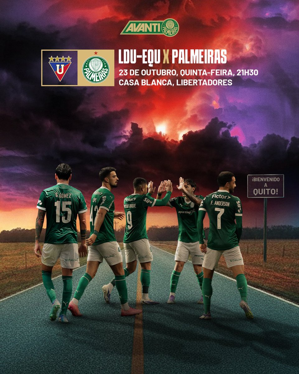 avantipalmeiras's tweet image. É #DiaDePalmeiras onde se divide o mundo... 🌍🐷
O Verdão desembarca no Equador para a primeira etapa da nossa luta em busca dela: a 𝐎𝐁𝐒𝐄𝐒𝐒𝐀̃𝐎! 🏆
#OPoderDoAvanti