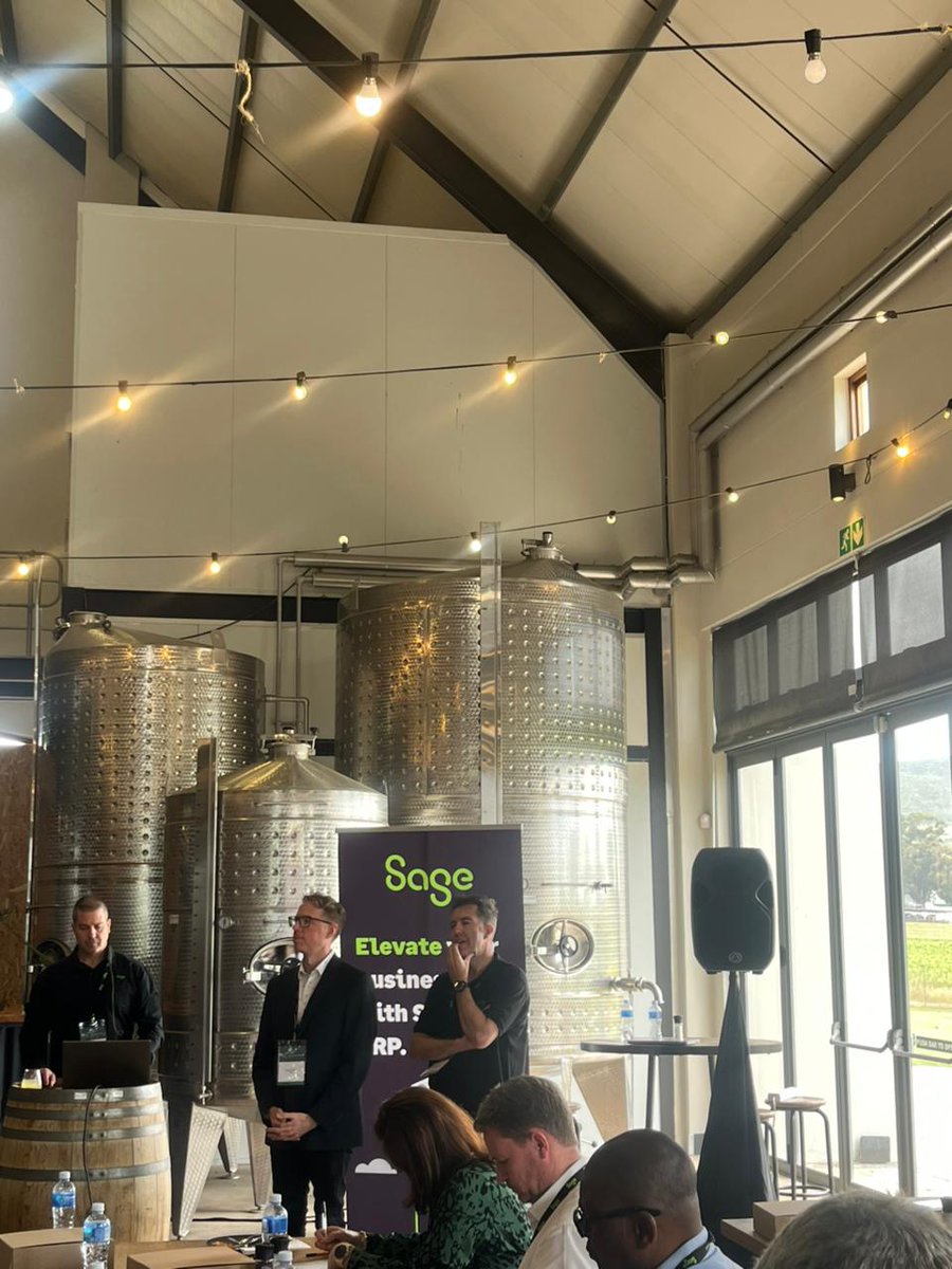WaldeckCAnn's tweet image. What an exciting and insightful morning at the @SageGroupZA event!
Smarter Systems really do mean Stronger Success, and today proved it!
#SageX3  #Innovation #WorkflowOptimization #FinanceTech #DigitalTransformation #Sage #Chiief #ChiiefEvents