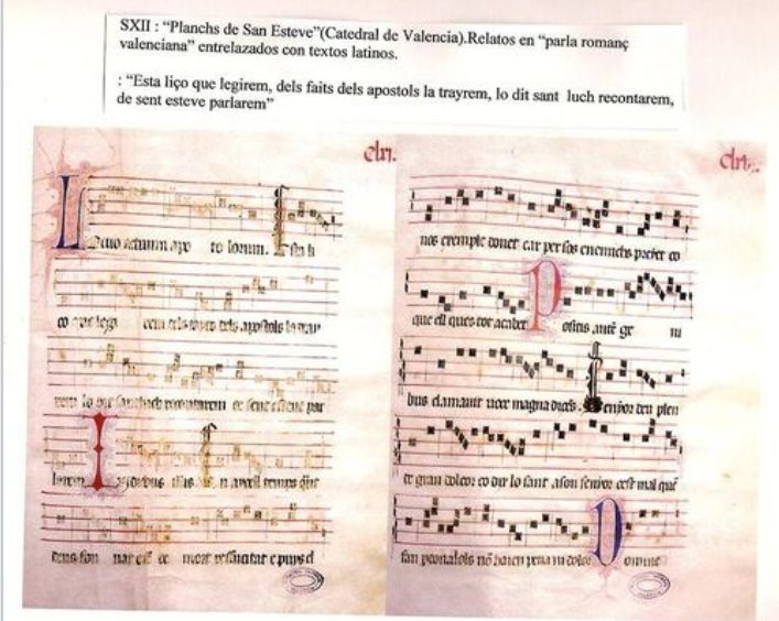Epistolare Valentinum és un document, un text de finals del sigle XII o principis del XIII que apareix en un còdex que se conserva en l'Archiu Històric de la Catedral de Valéncia que te llectures bíbliques de l'Antic y Nou Testament a on apareixen texts llatins junt al romanç Va