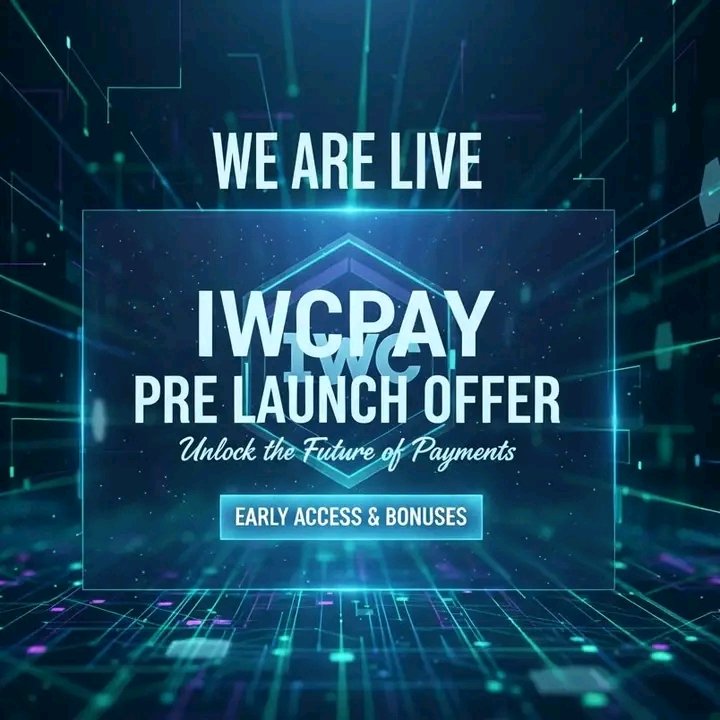 infoiwcexchange's tweet image. 🔥 IWCPAY PRE-LAUNCH IS NOW LIVE! 🔥

The wait is finally over — IWCPAY APP pre-launch offer is officially LIVE 🚀🚀

Be among the early participants and secure your spot in the next big fintech revolution powered by IWC 💎

✅ To Participate:
👉 prelaunch.iwcpay.com

💰…