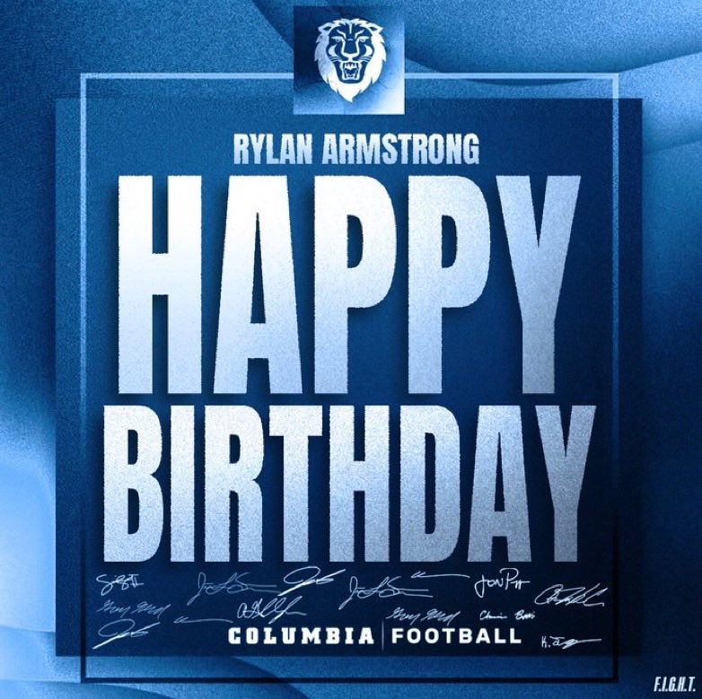 Blessed to see 17! Thanks for wishing me happy birthday <a href="/CoachManion_/">Joe Manion</a> <a href="/CULionsFB/">Columbia Football</a>