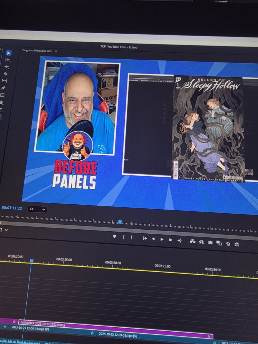 comicspanelist's tweet photo. Editing video to star posting on my YouTube channel. You can subscribe to it here  https://t.co/oHyQqAXVQl 

 #indiecomics #beforepanels #sleepyhollow https://t.co/njdcEYpz3n
