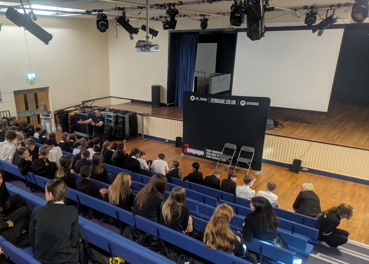 Risking it All - 2engage delivered performances to Year 9 learners on the risks of exploitation and how to access support.  2engage remarked how learners were well behaved and engaged positively with the sessions.  Well done Year 9.