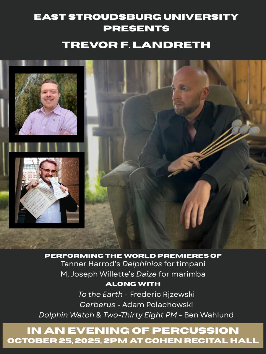Art and music aficionados…“Join Trevor Landreth in an afternoon of spoken word and percussion…” Make sure to attend this Fine &amp; #Performing Arts collaboration event! On October 25th at 2pm, there will be music accompanied by student artwork. Hope to see you there!!