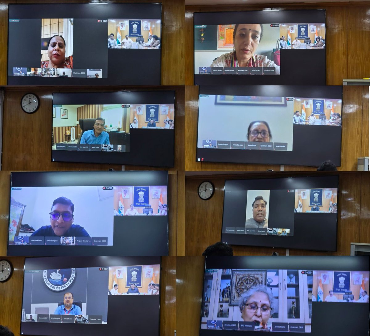 EduMinOfIndia's tweet image. On 23rd October 2025, Shri @sanjayjavin, Secretary, Department of School Education &amp;amp; Literacy (DoSEL), chaired a meeting of the National Level Committee constituted to formulate a Uniform Mental Health Policy and Guidelines for schools across the country.

The Committee comprises…