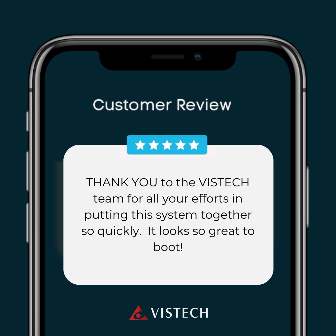 VISTECH's tweet image. 🌟 Customer Spotlight 🌟

We’re proud to deliver fast, high-quality solutions that make an impact. 

When you choose VISTECH, you get a responsive team committed to quality and your success.

#ClientTestimonial #CustomerSuccess #ITSupport #VISTECH #Teamwork #QualityResults