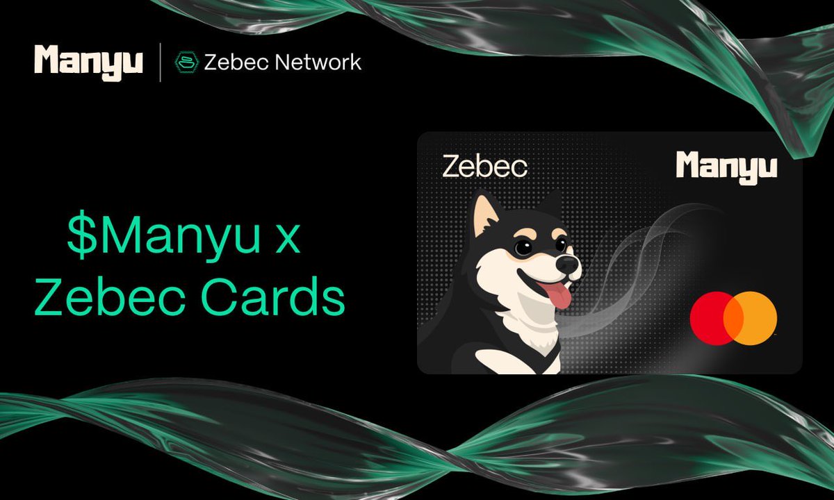 Manyu Community (@realmanyu) on Twitter photo 💳 $MANYU x <a href="/ZebecCards/">Zebec Cards</a>: The Official MANYU Debit Card Is Here! 
The custom designed $MANYU Debit Card is now live and ready to use!
Our holders can now load crypto and spend anywhere in the world, the card is powered by Mastercard and compatible with Apple Pay & Google Pay. 💳 $MANYU x <a href="/ZebecCards/">Zebec Cards</a>: The Official MANYU Debit Card Is Here! 
The custom designed $MANYU Debit Card is now live and ready to use!
Our holders can now load crypto and spend anywhere in the world, the card is powered by Mastercard and compatible with Apple Pay & Google Pay.