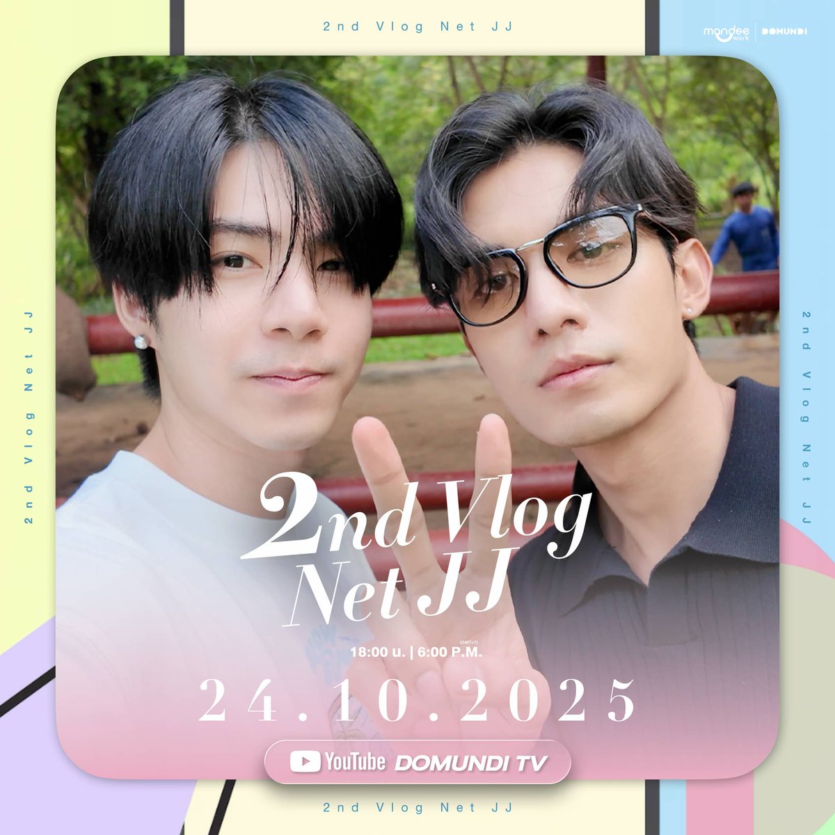 trendfornetjj's tweet image. Let’s look forward to NetJJ’s next vlog coming out tomorrow!! Mark your calendar and enjoy it with us 🖤🥕
𝐒𝐜𝐡𝐞𝐝𝐮𝐥𝐞
🗓 : 24.10.2025
⏰️ : 6 PM (GMT+7)
📽 YouTube : DomundiTV
𝐓𝐫𝐞𝐧𝐝𝐢𝐧𝐠
⏰: 5.45 PM (GMT+7)
🔑 : NETJJ 2nd VLOG
#️⃣ : #.NetJJ2ndVlog
#netsiraphop…