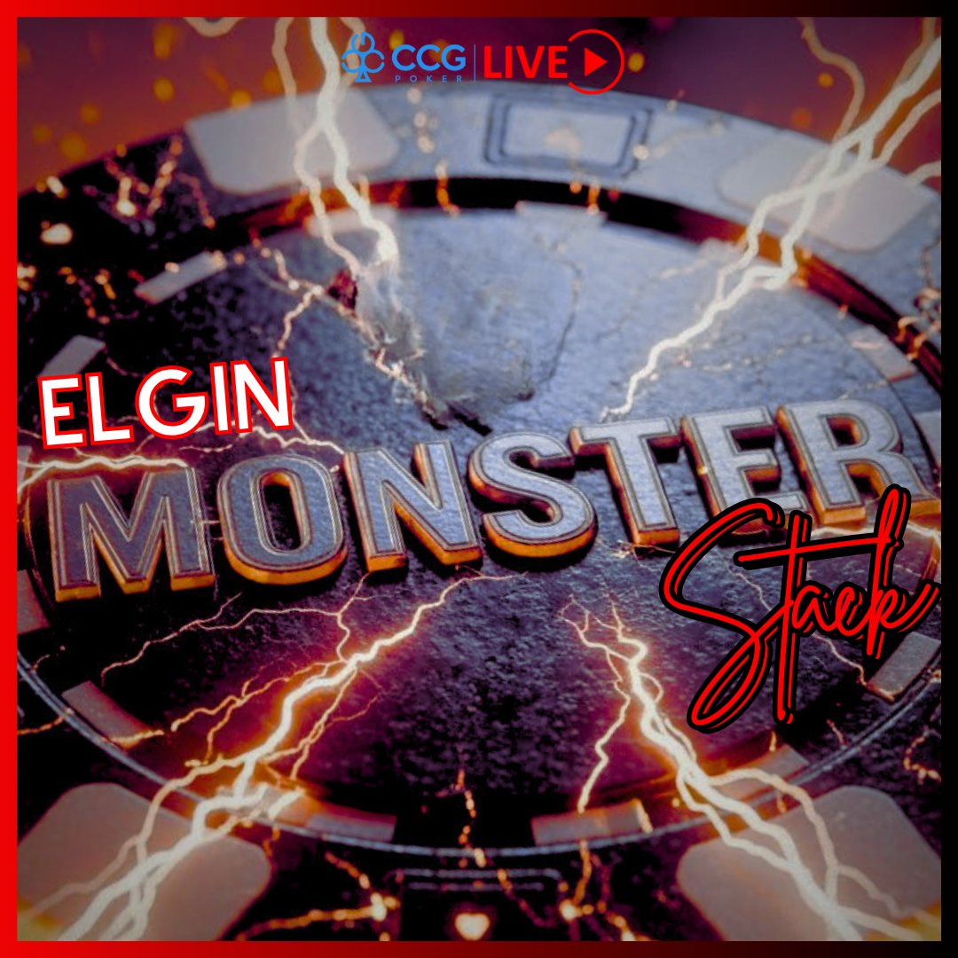 CCGpoker's tweet image. MONSTER STACK 🧟‍♂️
Sunday Oct 26 • 12PM • Elgin Moose Lodge

Stacks so big we had to reinforce the tables. Levels so deep it’s basically a haunted marathon. 👻
Designed by poker players for poker players.
Dare to stack to the sky?

#MonsterStack #CCGPoker