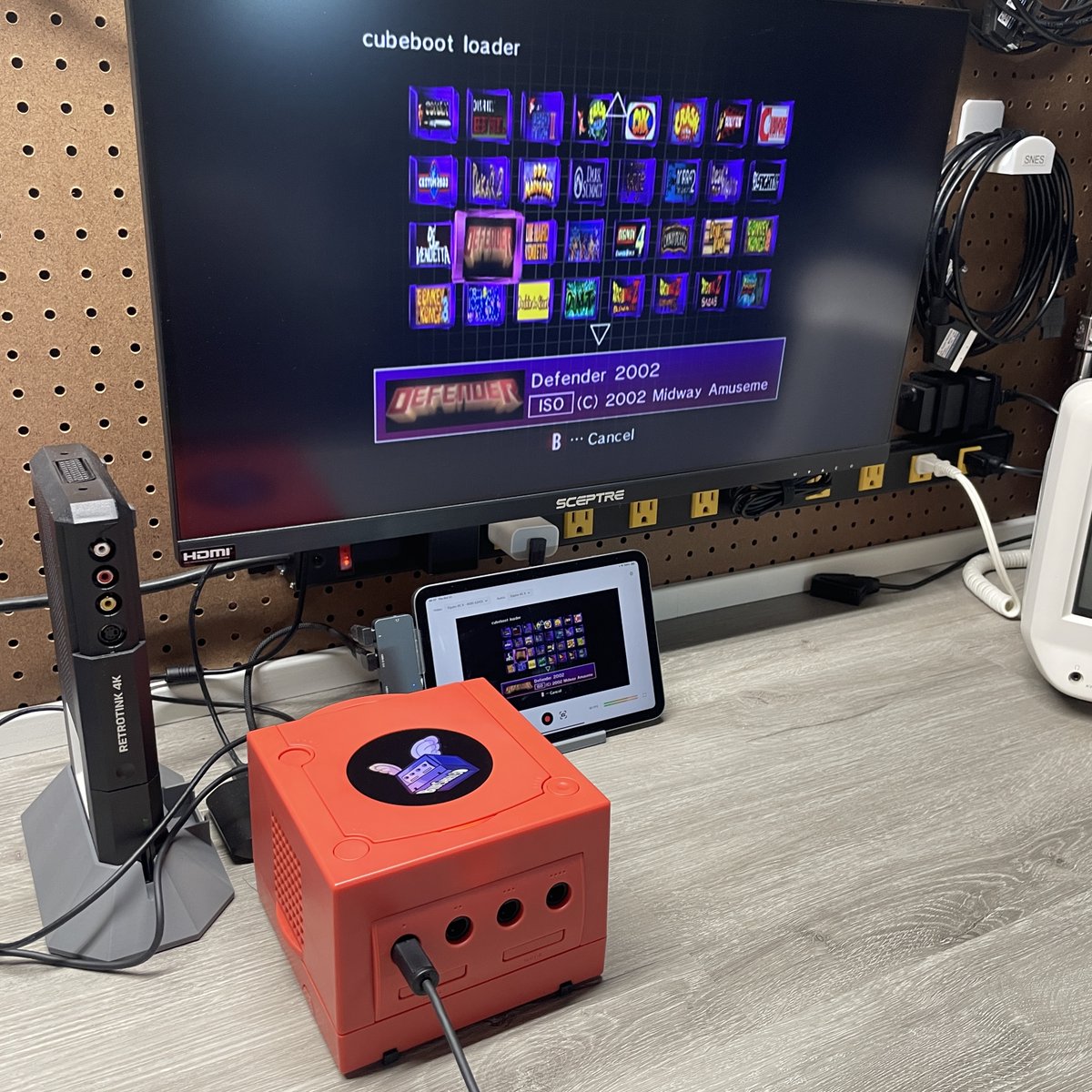 RetroJeff83's tweet image. Custom GameCube build complete for @BlueShell3D !
- @PixelFXco RetroGEM Shiny
- @TeamOffBroadway FlippyDrive w/Ethernet
- Red shell from @StoneAgeGamer 
- Custom jewel from @RockerGameMod 
- Recap Service
- Fan cleaning
- New Thermals
Thread
🧵1/6
