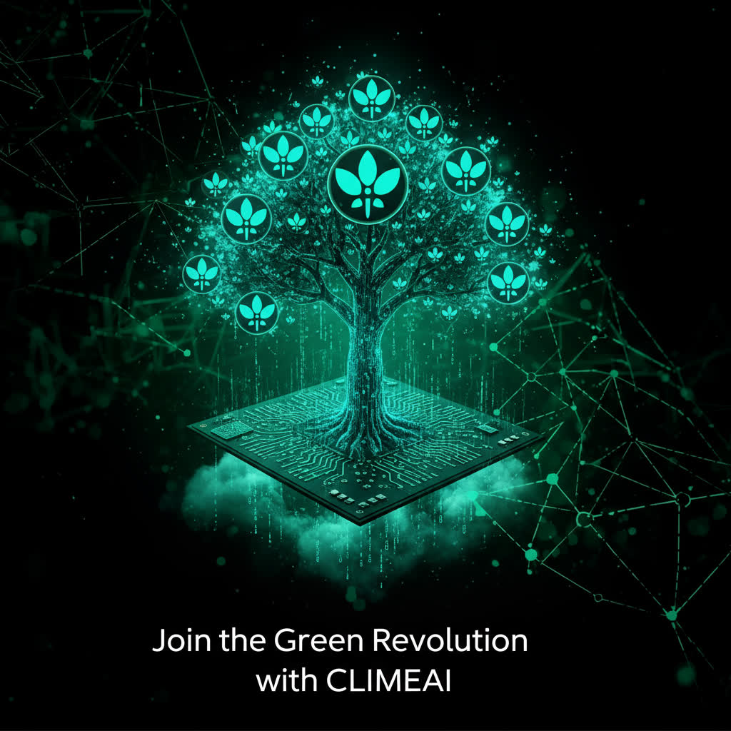 ClimeaiToken's tweet photo. The future is green, smart, and decentralized.
Every digital action can now help heal the planet.
$CLIMEAI merges AI + blockchain to protect Earth — one sustainable innovation at a time.

Join the Green Revolution today. 🌐
#CLIMEAI #GreenRevolution #AIForGood #CryptoForEarth https://t.co/3iZS0gHNBg