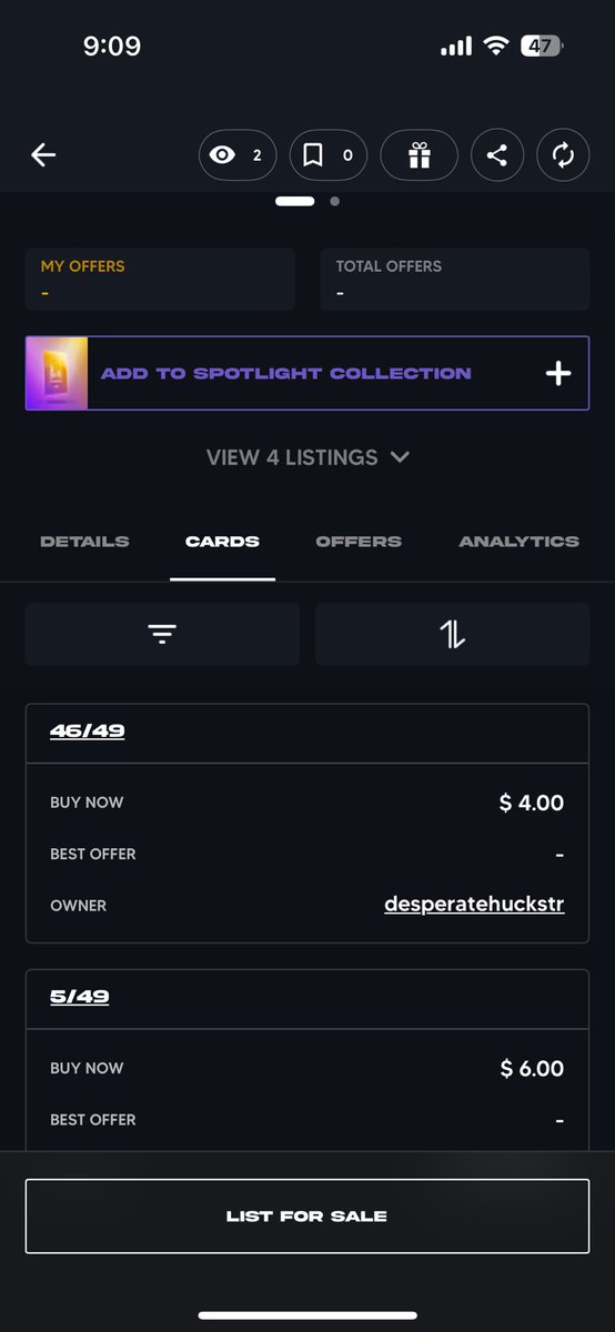 FCheatcodes's tweet image. So I bought a pack on Paninis Marketplace, pulled an “ultra rare” and I can buy the same card for $4. Why are people excited about this again? 

I know it’s Waddle and he’s in a down year and I know it’s the exact card they printed but minted higher than the originals print run