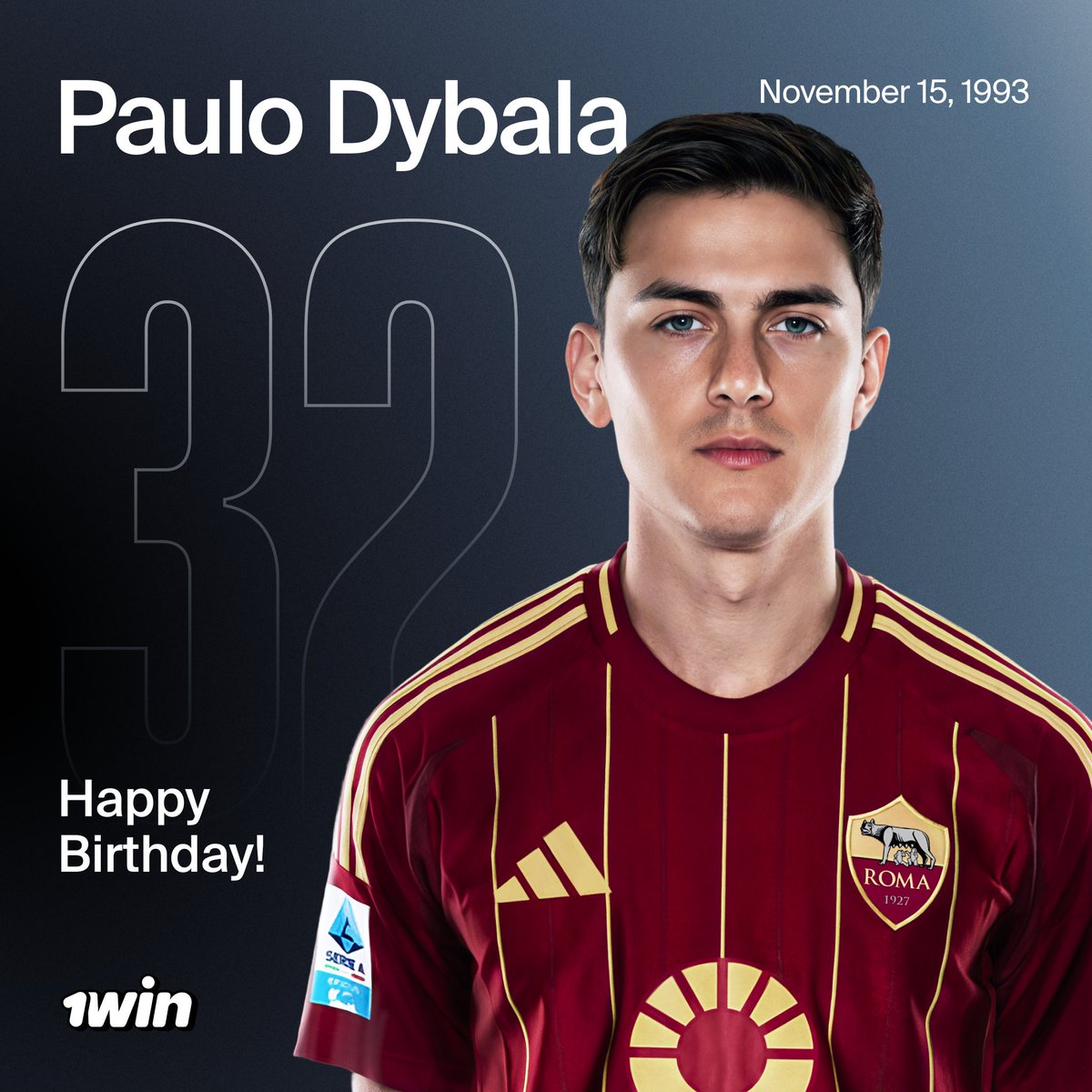 1winPro's tweet image. Known as 'La Joya' - the jewel - for his elegant style. Paulo Dybala celebrates his birthday today. 

A player of pure technical brilliance and grace!

🔗mssg.me/1win.pro | #1win | #Dybala | #ASRoma