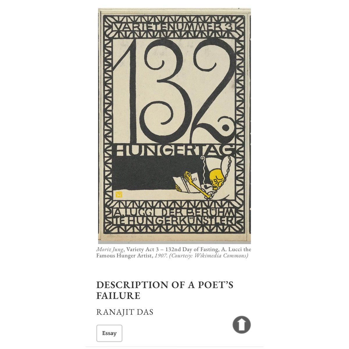 litactivism's tweet photo. Ranajit Das, Samik Bandopadhyay, Oindrilla Maity and Amit Chaudhuri will be in conversation with Madeleine St John at Kolkata Centre for Creativity at 5 pm tomorrow, 24th October.
     Here’s Das’s funny, excoriating essay from the On Failing symposium: https://t.co/e1RKE6apHB https://t.co/FPZqGH9Mwc