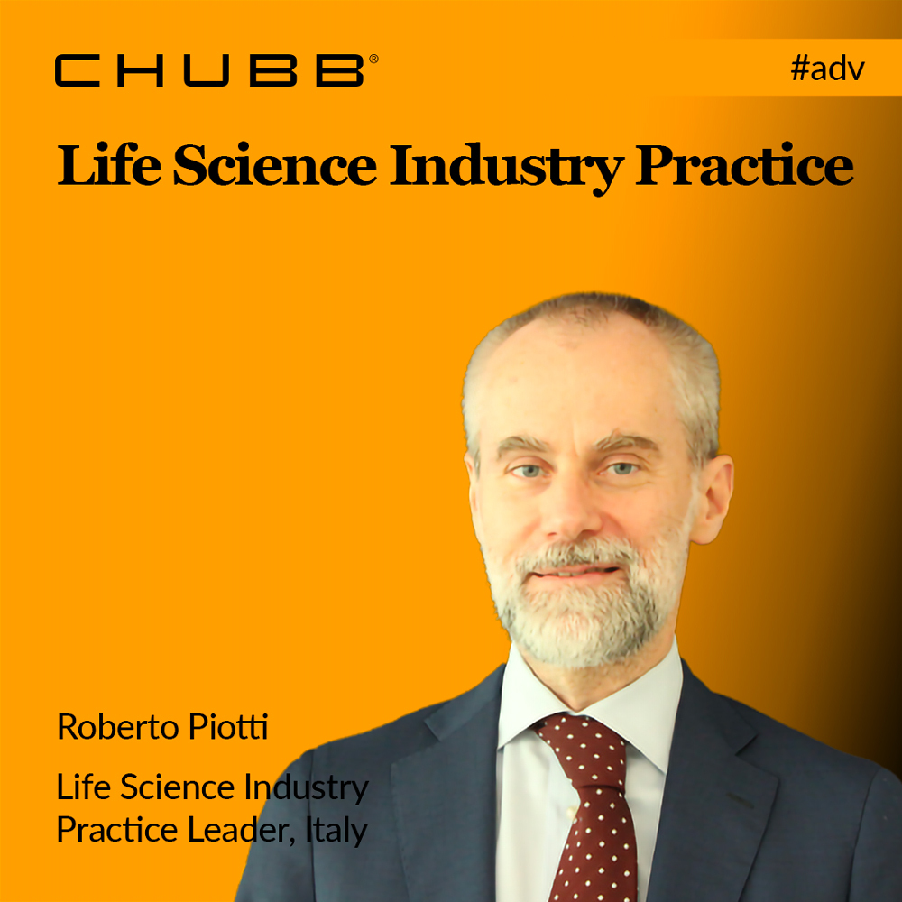 InsuranceTrade's tweet image. Dalla medicina alla robotica fino ai servizi, il Life Science esige coperture assicurative specifiche e in costante aggiornamento. Roberto Piotti, Life Science Industry Practice Leader Chubb Italia, analizza i bisogni del comparto cdn-insurancetrade.procne.it/Clienti/Chubb/…
#adv #chubb #LifeScience