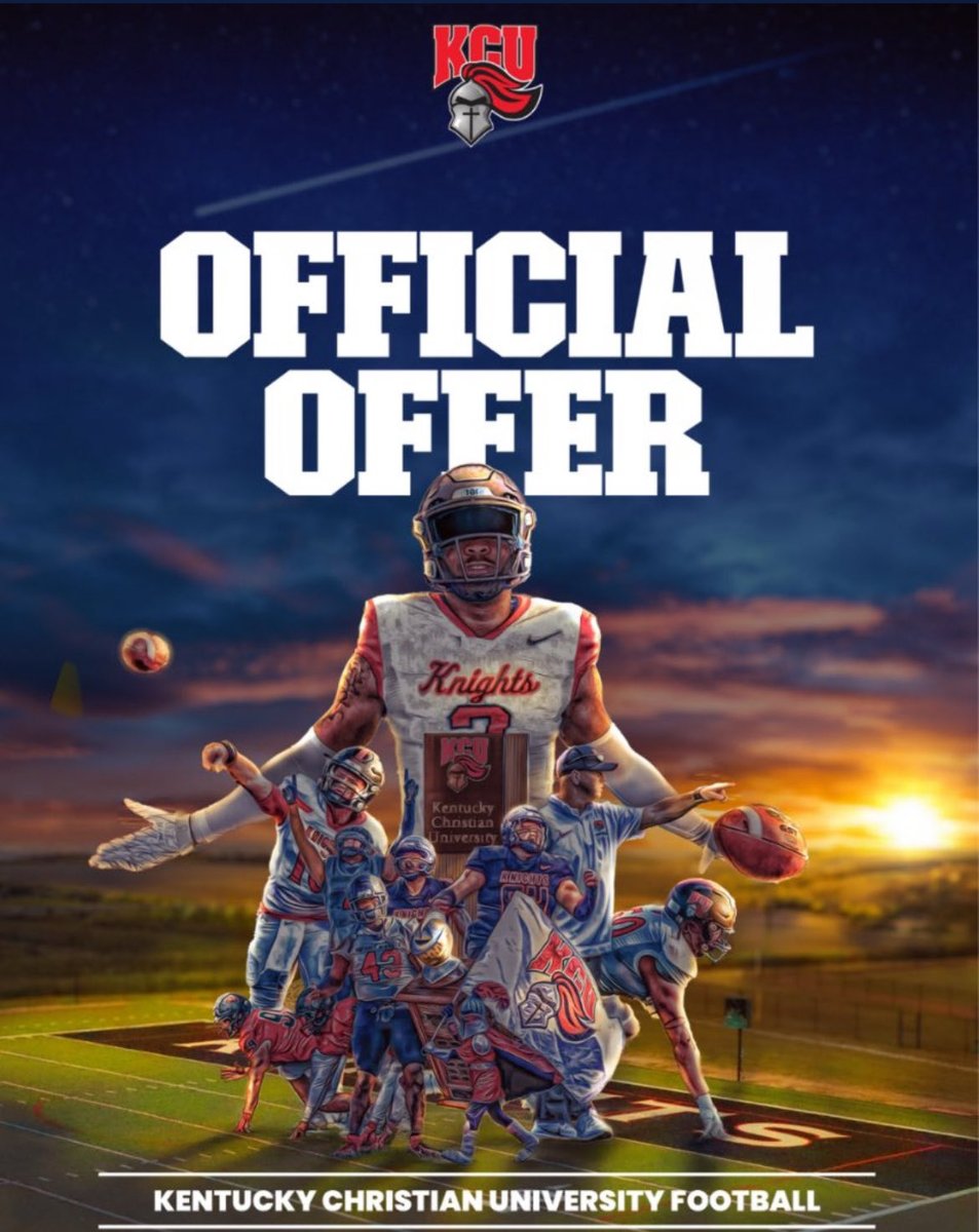 After a great conversation with <a href="/coachcollier1/">Alex Collier</a> I am blessed to receive an offer to Kentucky Christian University
#AGTG

<a href="/CrossCreekFB/">Cross Creek Football</a> <a href="/CoachEzzardHorn/">Ezzard C. Horn Jr /G\ PHA 🇧🇸</a>