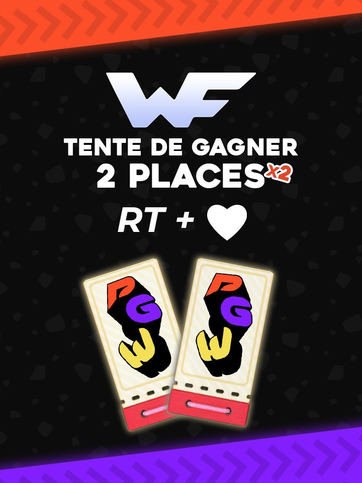 🎁 CONCOURS 🎁

À gagner 2 x 2 places pour la <a href="/ParisGamesWeek/">Paris Games Week</a> du 30 octobre au 2 novembre 2025 !

- 🔁 RT + 💟 FOLLOW <a href="/TeamWorldFriend/">World Friend</a> et <a href="/NintendoFrance/">Nintendo France</a>
- Tag la personne avec qui tu souhaites aller au salon avec le #NintendoPGW

🗓️ Tirage au sort des 2 gagnants le 27/10 !