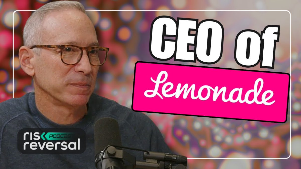 RiskReversal Media (@riskreversal) on Twitter photo Turning law to Lemonade 🍋
Dan Nathan sits down with $LMND <a href="/Lemonade_Inc/">Lemonade</a>  CEO <a href="/daschreiber/">Daniel Schreiber</a> on how AI and automation are reshaping insurance — and where the biggest opportunities are right now. 
🎧 podcasts.apple.com/us/podcast/ris…
📺 youtu.be/h_3Qn_K9CXs Turning law to Lemonade 🍋
Dan Nathan sits down with $LMND <a href="/Lemonade_Inc/">Lemonade</a>  CEO <a href="/daschreiber/">Daniel Schreiber</a> on how AI and automation are reshaping insurance — and where the biggest opportunities are right now. 
🎧 podcasts.apple.com/us/podcast/ris…
📺 youtu.be/h_3Qn_K9CXs