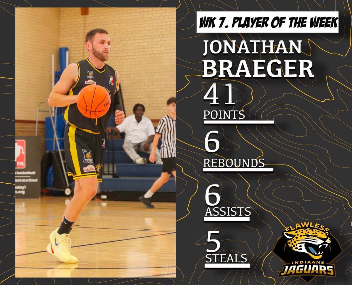 🔥 WEEK 7 PLAYER OF THE WEEK 🔥
Jonathan Braeger was on a whole different level this week!

💥 41 POINTS
📈 6 REBOUNDS
🎯 6 ASSISTS
🦁 5 STEALS

Absolute takeover performance!

#FlawlessHoops #PlayerOfTheWeek  #Hoops #BucketGetter #LockedIn
#SheboyganCountyHoops